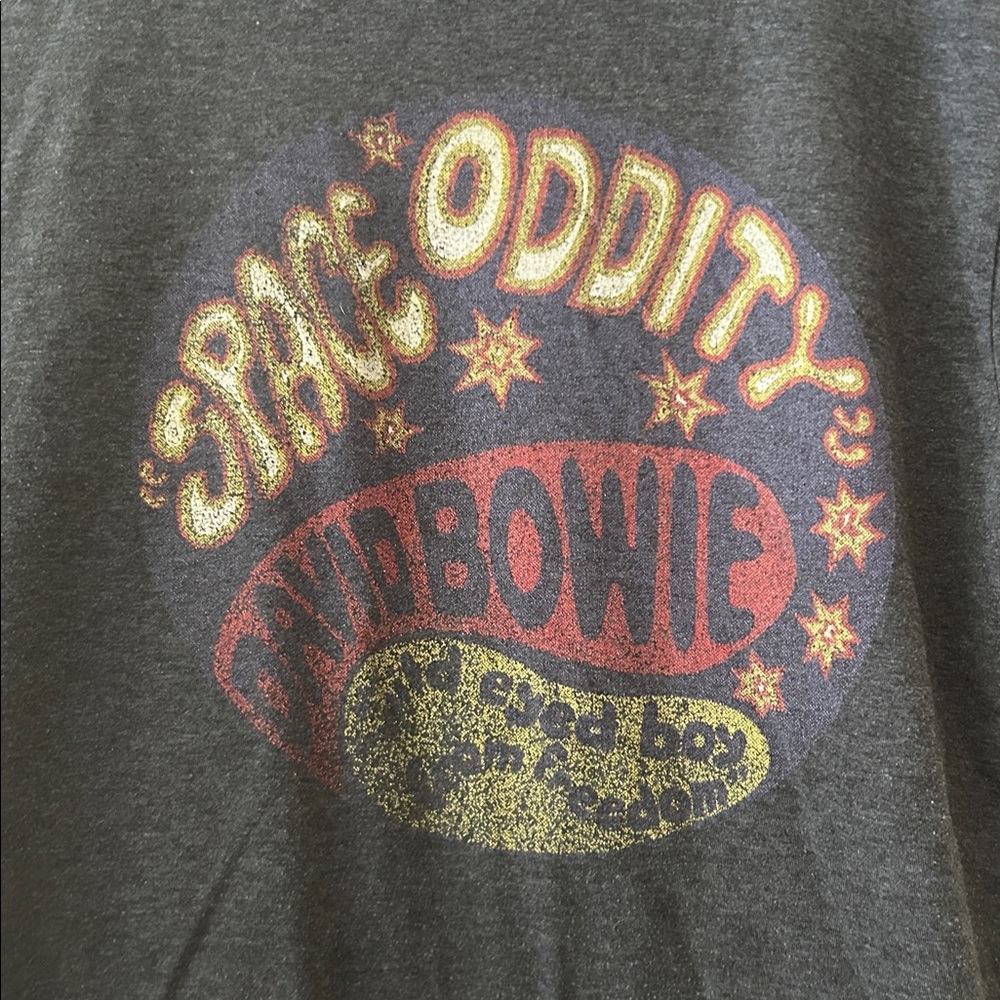 Unbranded David Bowie Space Oddity Graphic T-Shirt Tee short sleeve men size S